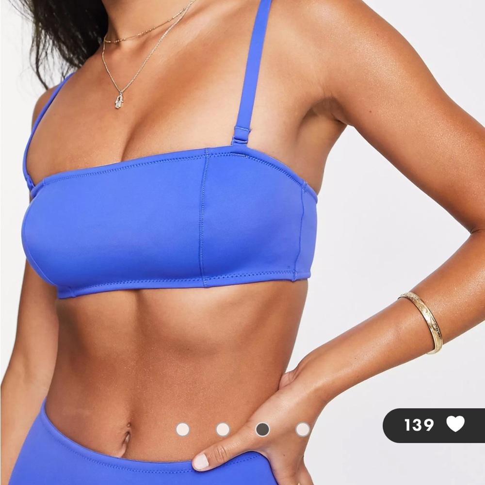 & Other Stories bandeau bikini top